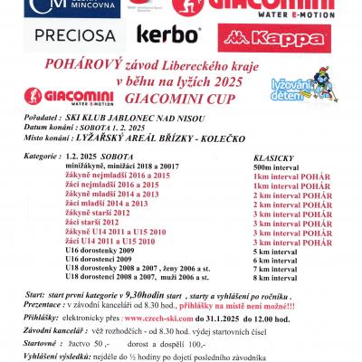 Propozice Jablonec 1.února 2025